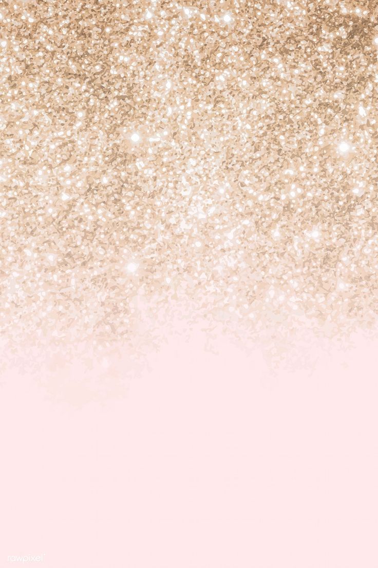 a pink and gold glitter background with lots of small sparkles on the bottom right corner