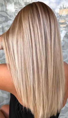 Perfect Blonde Hair, Summer Blonde Hair, Dyed Blonde Hair, Cool Blonde Hair, Straight Blonde Hair, Balayage Blonde, Dirty Blonde Hair, Hair With Highlights, Blonde Hair Shades