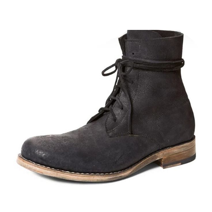 Category:Boots; Upper Materials:Faux Leather; Embellishment:Splicing; Season:Winter; Gender:Men's; Activity:Walking; Toe Shape:Round Toe; Style:Classic,Vintage; Boot Shaft:Mid-Calf Boots; Outsole Materials:Rubber; Occasion:Daily,Outdoor; Closure Type:Lace-up; Function:Waterproof,Slip Resistant,Wear Resistance; Pattern:Solid Colored; Listing Date:08/18/2023; 2024 Trends:Work Boots; Foot Length:null; Foot Width:null; Size chart date source:Provided by Supplier. Men’s Boots, Genuine Leather Boots, Lace Up Ankle Boots, Outdoor Wear, Mid Calf Boots, Vintage Brown, Lace Boots, Work Boots, Chukka Boots