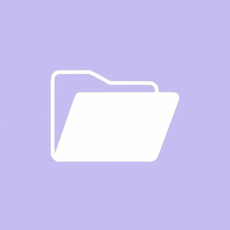 an image of a folder icon on a purple background