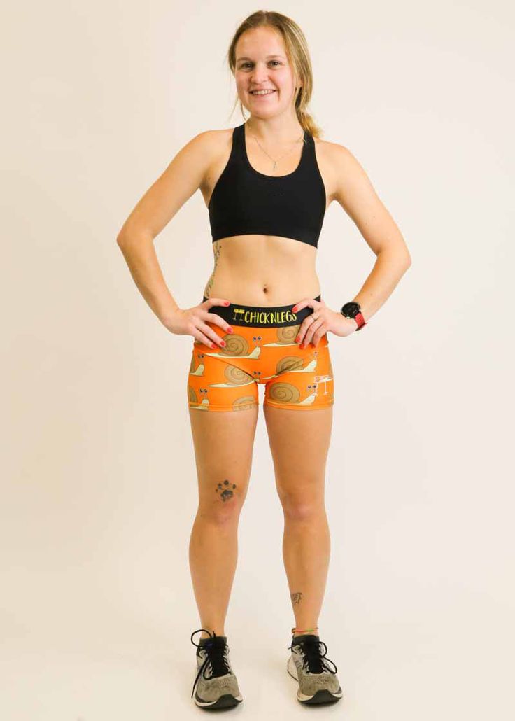 Do you have ChicknLegs? Look at that s-runner-go! These snail pace shorts are perfect for LSD (Long Slow Distance) runs. The ChicknLegs 3" compression running shorts are known for their lightweight feel, ultra soft fabric, comfortable waistbands, and funny printed designs. Features: ✔ Soft elastic waistband provides a smooth fit that stays in place ✔ Spandex and polyester blend provide ultimate comfort without chaffing✔ Machine washable ✔ 3" Inseam ✔ Model is 5'5" - 125 lbs - Size S How It's Mad Compression Running Shorts, 125 Lbs, Chicken Legs, Compression Shorts, Fun Designs, Running Shorts, Soft Fabric, Soft Fabrics, Cool Designs