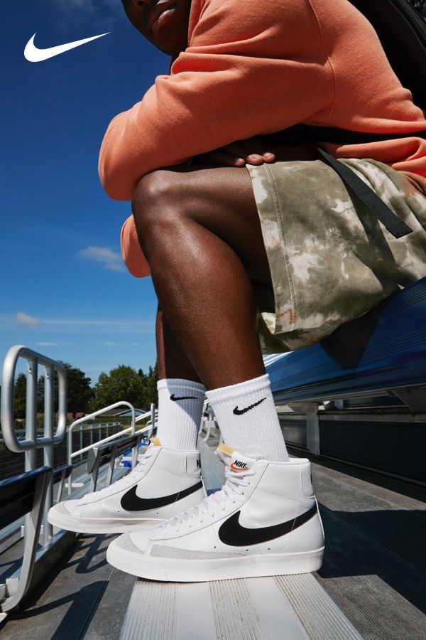 Nike Blazer Outfit Men, Blazer Mid 77 Outfit, Blazers Nike, Nike Blazer Mid 77 Outfit, Nike Blazers Outfit, Nike Trainer, Blazer Outfits Men, Nike Shoes Air Force, Black Men Street Fashion