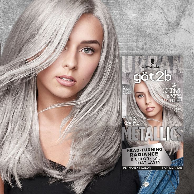 M71 Metallic Silver Silver Grey Hair Color, Metallic Hair Dye, Silver Hair Toner, Silver Grey Hair Dye, Metallic Hair Color, Silver Hair Dye, Grey Hair Dye, Grey Hair Transformation, Silver Blonde Hair