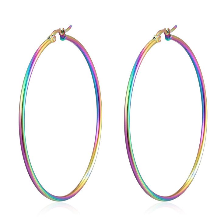 PRICES MAY VARY. Metal: Stainless Steel Dimension: width: 70MM(2.76") Weight: 11.1g Package: Jewelry Box Womens fashion cool hoop earrings Condition: 100% new
*Code: BYDFE-16*Metal: Stainless Steel
*Finishing: Polished
*Dimension: width: 70MM(2,76")
*Weight: 11.1g
*Package: Jewelry Circle Earrings, Jewelry Earrings Hoops, Women's Earrings, Jewelry Box, Fashion Branding, Shoe Jewelry, Hoop Earrings, Jewelry Earrings, Women Jewelry