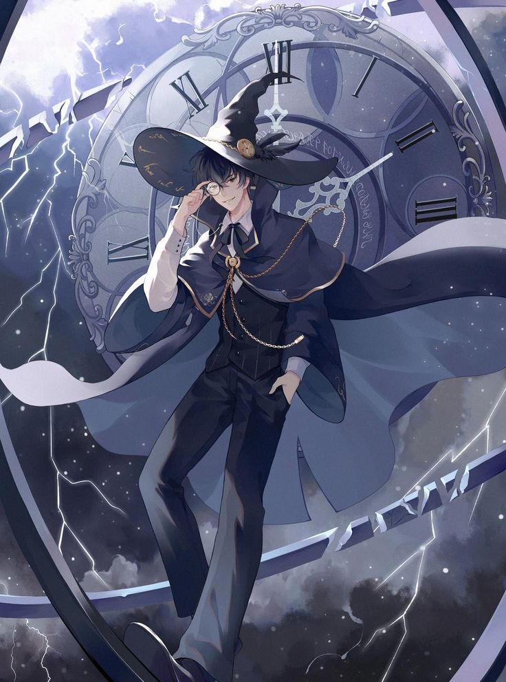 Anime Wizard Art, Amon Lord Of Mystery, Witch Boy Art, Male Witch Oc, Male Witch Art, Lord Of The Mysteries Amon, Anime Wizard, Lord Of The Mysteries, Persona Anime