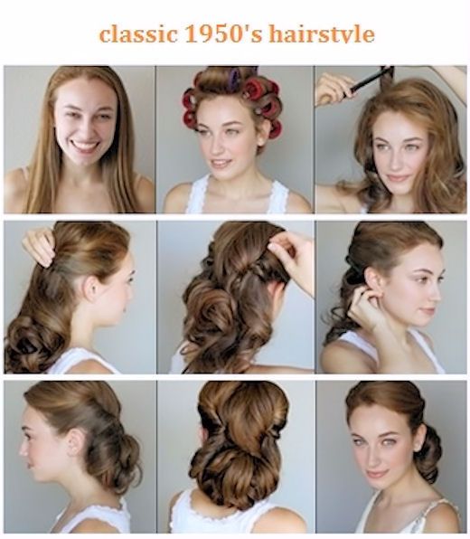 Classic 1950s Hairstyle diy easy diy diy beauty diy hair diy fashion beauty diy diy style hair tutorial diy hair style vintage hair 1940s Brush Out, 1950’s Hairstyles, Easy 50s Hairstyles, 1950’s Hair, 1950s Hairstyle, 1950s Hair, Vintage Hairstyles For Long Hair, Vintage Hairstyles Tutorial, 1950s Hairstyles