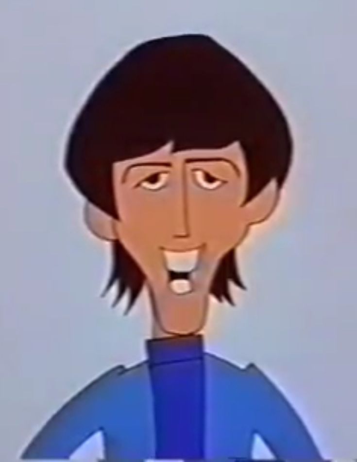 an animated image of a man with black hair