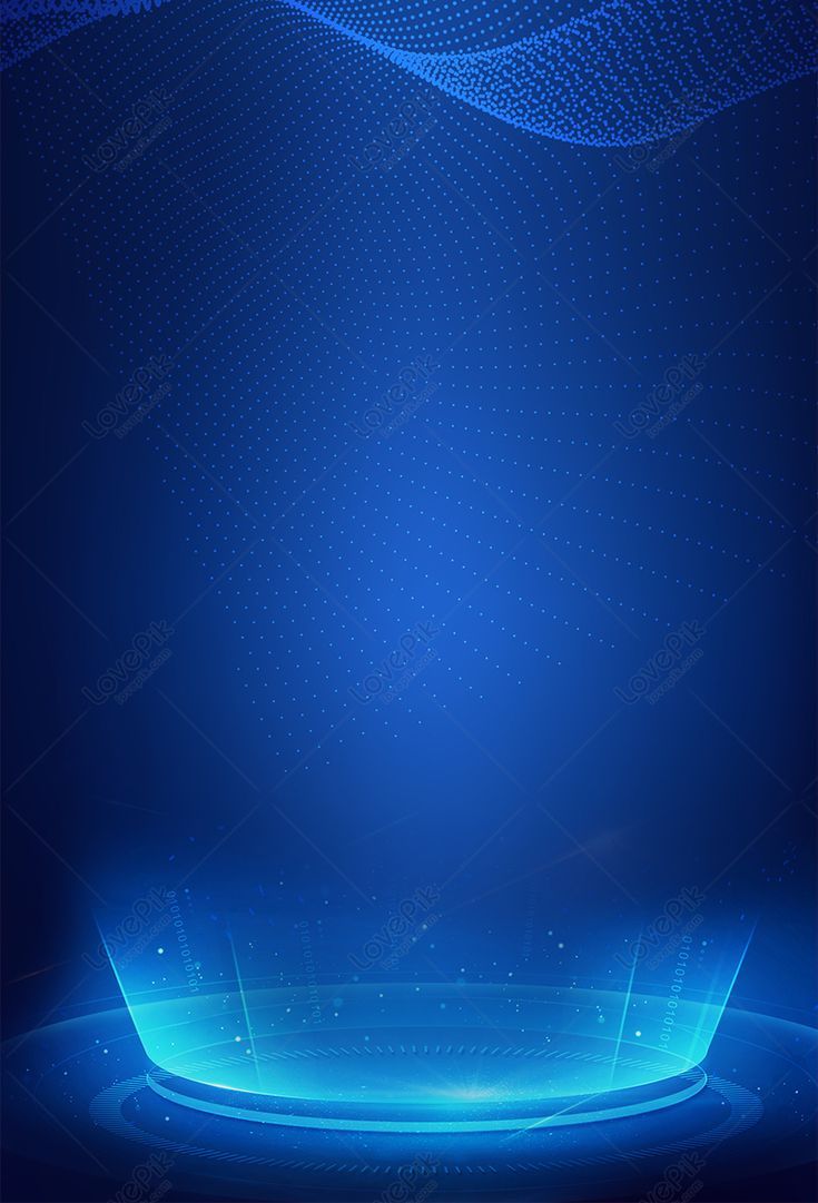 an abstract blue background with lines and dots