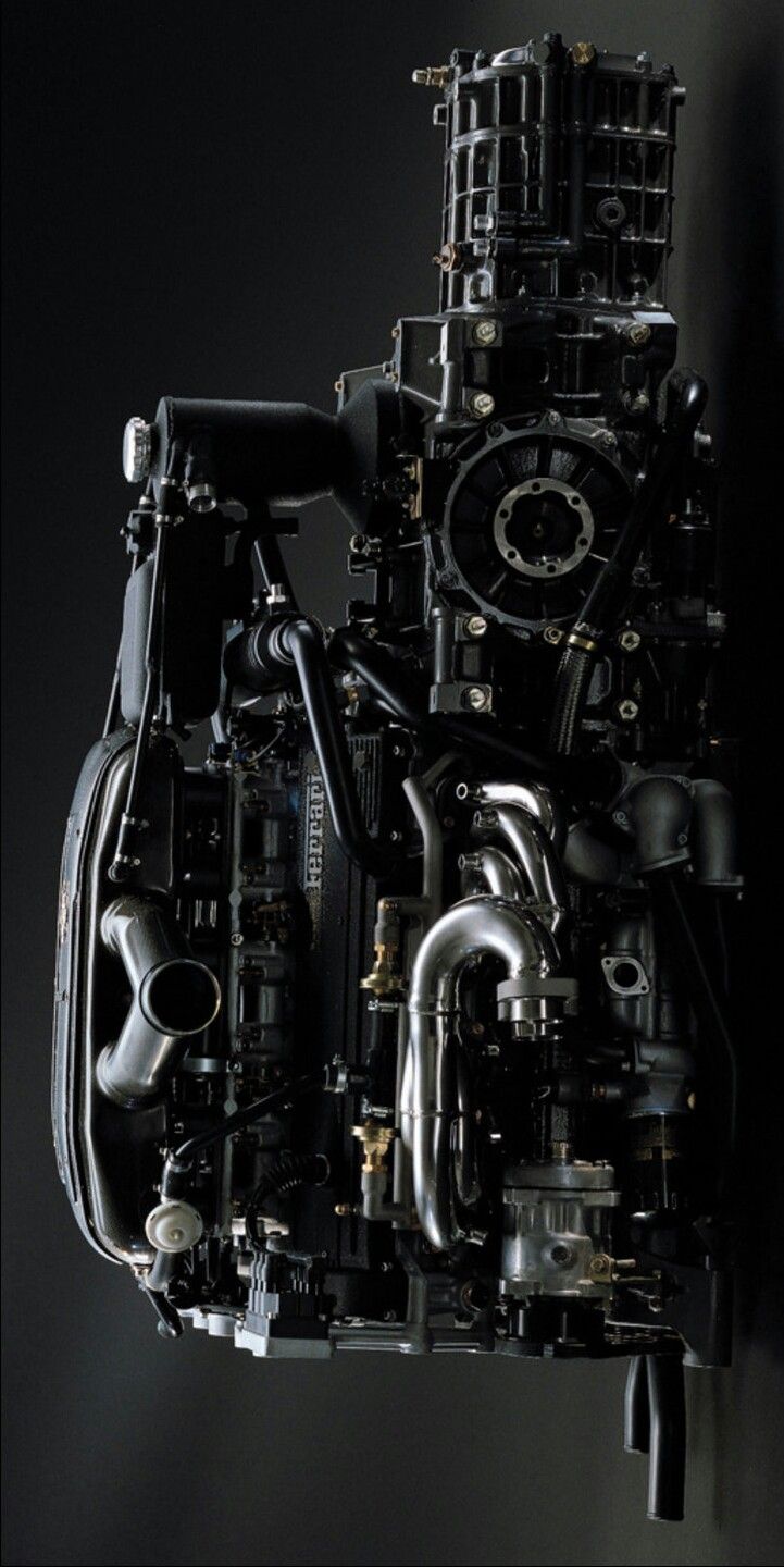 the engine of an automobile is shown in this image