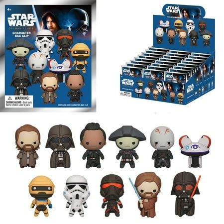 the star wars pop vinyl figures are on display