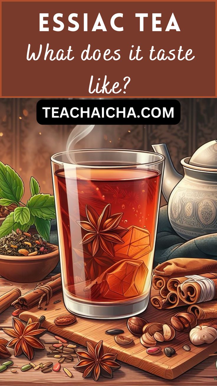 essiac tea illustration Benefits Of Essiac Tea, Essiac Tea Recipe, Medicinal Tea Recipes, Essiac Tea Benefits, Essiac Tea, Anthropomorphic Characters, Herb Diet, Tea Blends Recipes, Simple Syrups