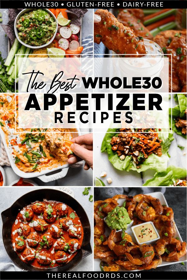 the best whole 30 appetizer recipes for any type of meal that is ready to be eaten