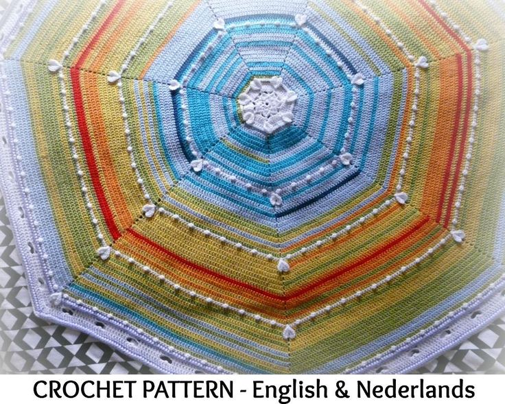 a crochet pattern - english and nederlands umbrella