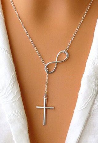 Lovely Infinity Cross, Diy Bijoux, Sterling Silver Cross Necklace, Silver Cross Pendant, Infinity Necklace, Sterling Silver Cross, Diy Schmuck, Bijoux Diy, Silver Cross