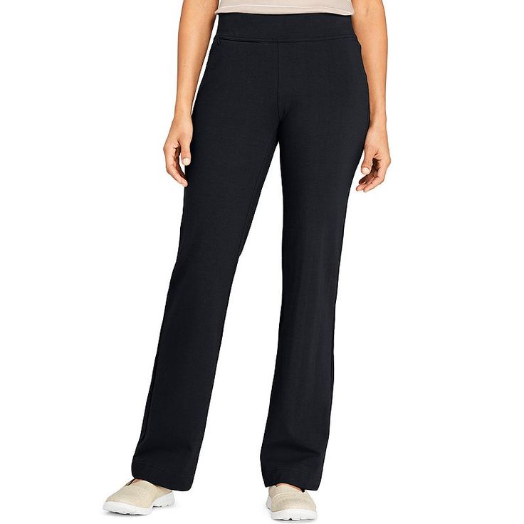 Your search for the perfect knit pant is over. These women's Lands' End straight-leg pants feature a flattering fit and a soft jersey construction, giving you the best of both worlds. Your search for the perfect knit pant is over. These women's Lands' End straight-leg pants feature a flattering fit and a soft jersey construction, giving you the best of both worlds. Soft jersey construction with just the right amount of stretch Easy, pull-on styling 1 hidden zipper pocketFIT & SIZING Average: Best Of Both Worlds, Tall Clothing, Plus Size Shorts, Knit Pants, Bottom Clothes, Pull On Pants, Plus Size Tops, Straight Leg Pants, Lands End