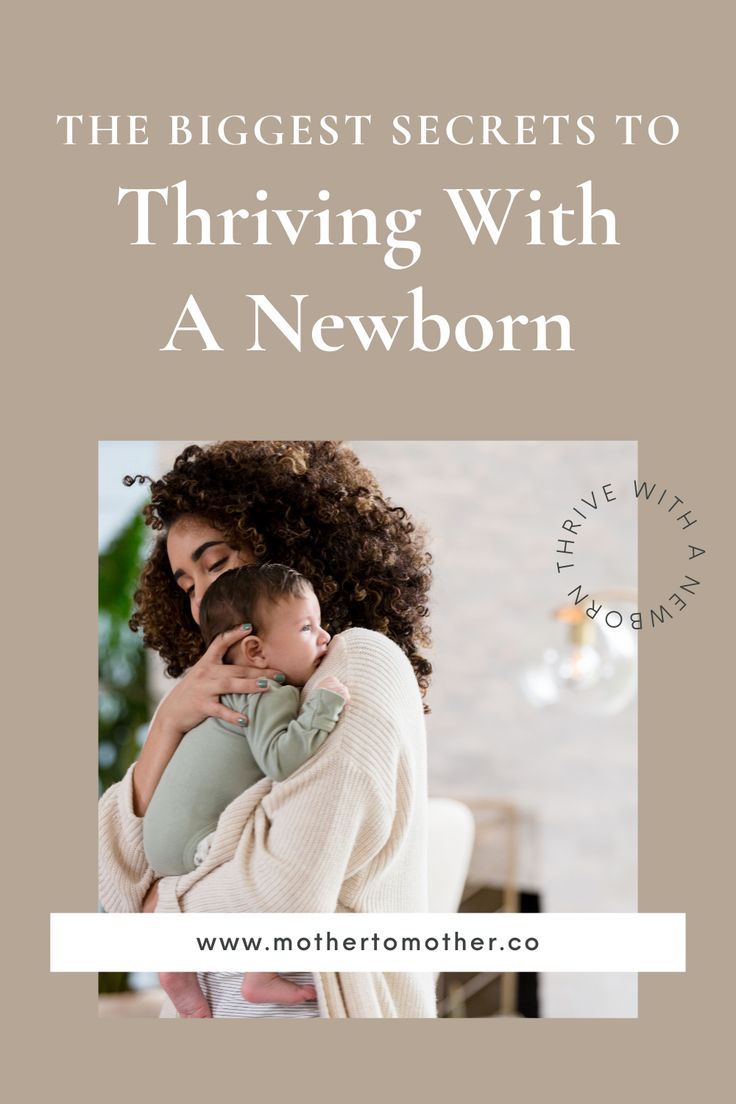 a woman holding a baby in her arms with the words, the biggest secrets to thriving with