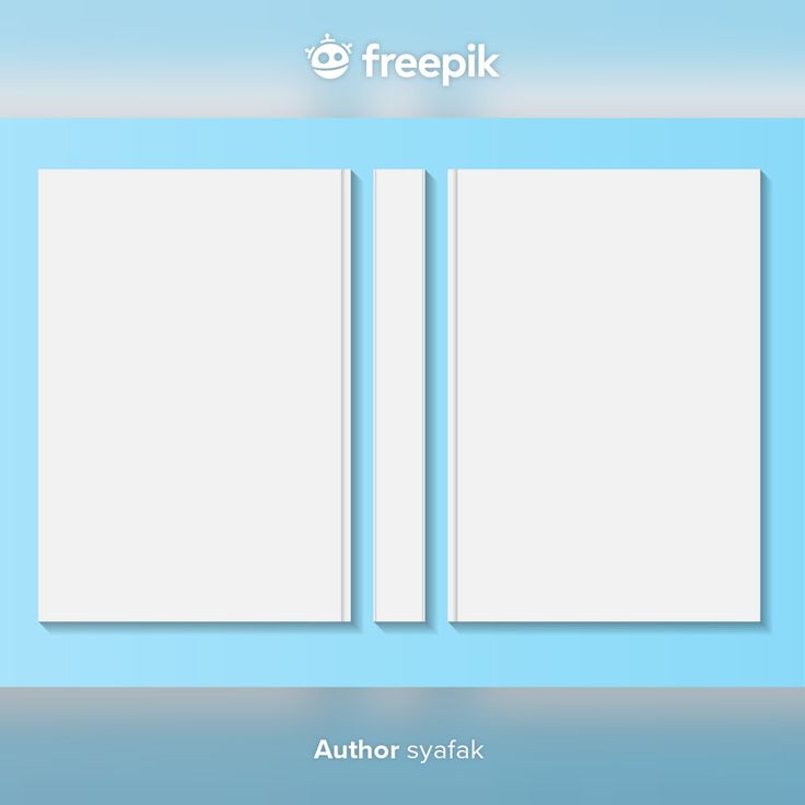 an image of two white cards on a blue background with the text freepik