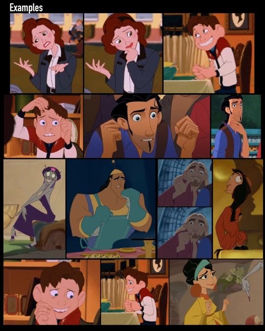 many different pictures of the same character in disney's beauty and the beast