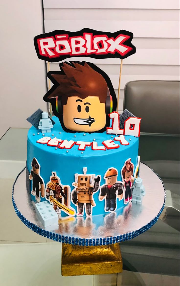 a lego movie themed birthday cake on a table