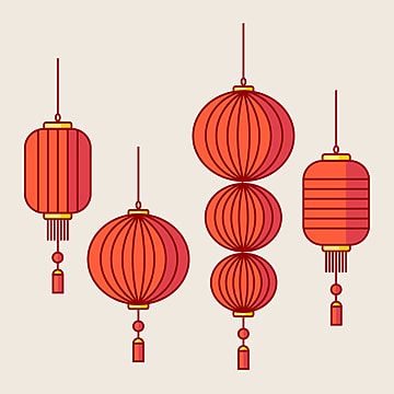 three red lanterns hanging from the ceiling