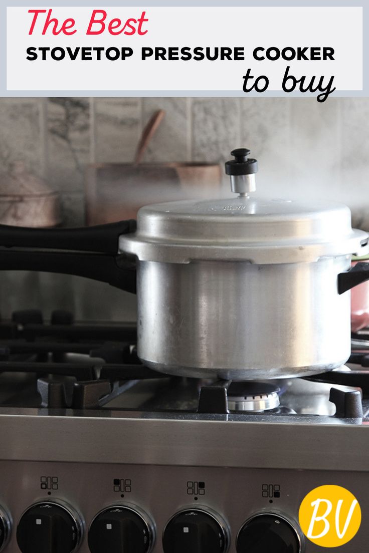 the best stovetop pressure cooker to buy on blj com, with text overlay