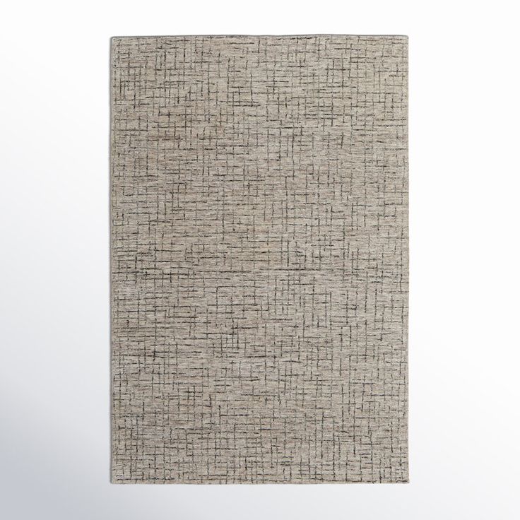 a beige rug with black lines on it