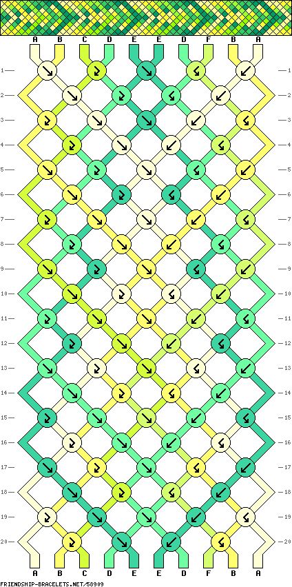 an image of a knitted pattern with different colors