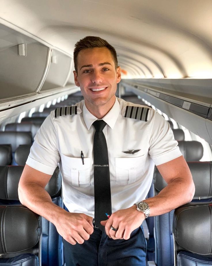 50 seats, which one are you taking? ✈️ I’m more of a window seat type of guy 😎 Today is day 6 in a row of working so these next four days… Pilot Uniform Men, Male Pilot, Groom Suit Black, Uniform Men, Pilot Uniform, Hunks Men, Types Of Guys, Four Days, Men In Uniform