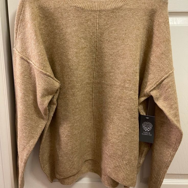 Nwt Generous Cut Casual Camel Long Sleeve Sweater, Casual Long Sleeve Camel Sweater, Casual Camel Sweater For Fall, Casual Camel Sweater For Spring, Casual Camel Sweater For Work, Camel Sweater, Ombre Sweater, Marled Sweater, Camel Sweaters