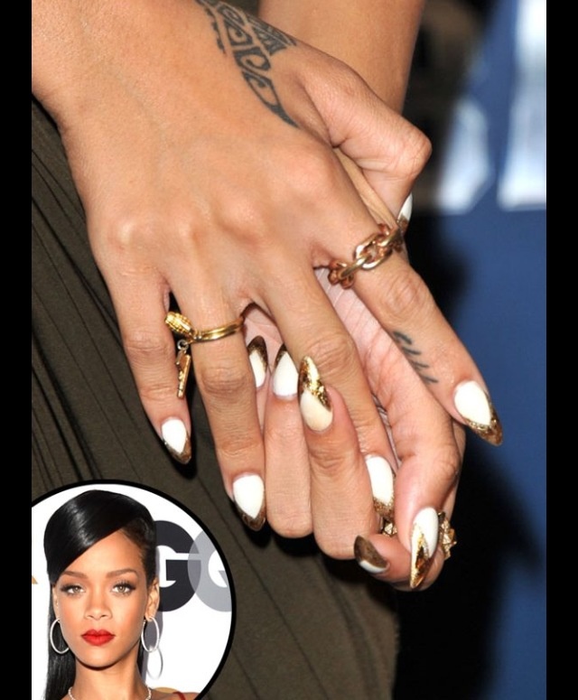 Rihanna nails #jealous Rihanna Nails, Red Carpet Nails, Nails Manicures, Hollywood Nails, Bee Nails, Red Carpet Manicure, Celebrity Nails, Her Nails, Toe Nail Art