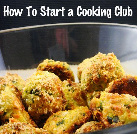 some food in a bowl with the words how to start a cooking club