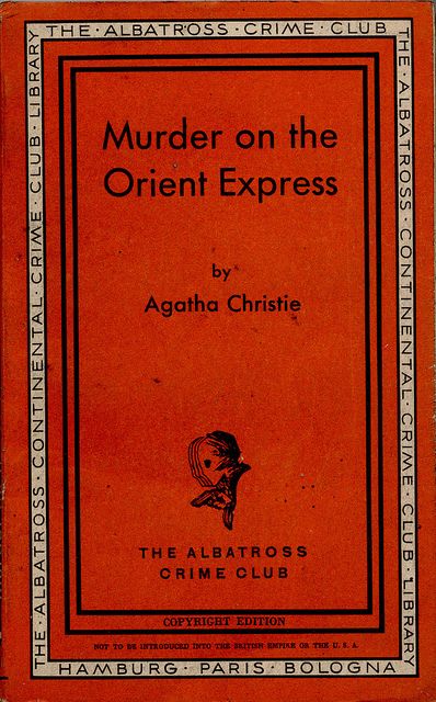 an orange book cover with the title parker pyle investigates by agatha christie