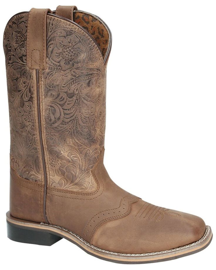 Smoky Mountain Women's Brandy Western Boots - Square Toe, Brown Square Toe Cowboy Boots, Womens Cowgirl Boots, Brown Square, Boots Square Toe, Leather Western Boots, Smoky Mountain, Cowboy Boots Women, Western Boot, Boot Brands