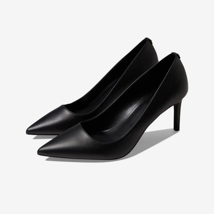 Alida Micheal Kors Women Shoes ( Black Leather) Women Shoes Black, Romantic Classic, Michael Kors Shoes, Michael Kors Black, Shoes Black, Women's Pumps, Black Shoes, Matte Black, Classic Style