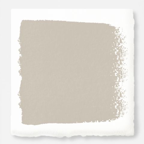 a gray paint swatch on a white background