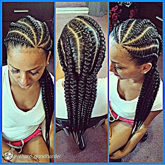 We are always on Pinterest, here are 8 of our favorite big corn row styles we are totally feeling on Pinterest Mens Cornrows, Textured Hairstyles, Cornrows Styles, Ghana Braids, Types Of Braids, Afrikaanse Mode, Feed In Braid, Beautiful Braids, Cornrows Braids