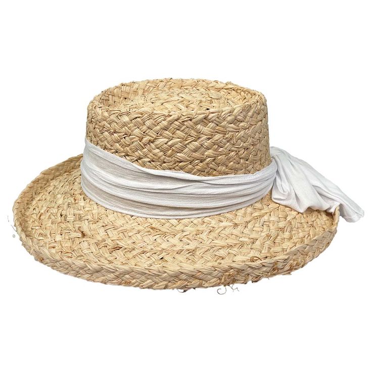 Experience beachside sophistication with the Saint Martin Resort Gambler Hat. Made from 100% raffia straw, this hat features a delicate chiffon trim and bow, giving it a touch of elegance. The 4 inch brim provides ample shade while the size adjuster ensures a perfect fit. Elevate your summer style now! The Details: Made from 100% Raffia Straw Chiffon Trim & Bow Brass Saint Martin Pin Inner Size Adjuster Grosgrain Sweatband 4" Brim | 3.75" Crown Gambler Hat, Saint Martin, Perfect Fit, Summer Fashion