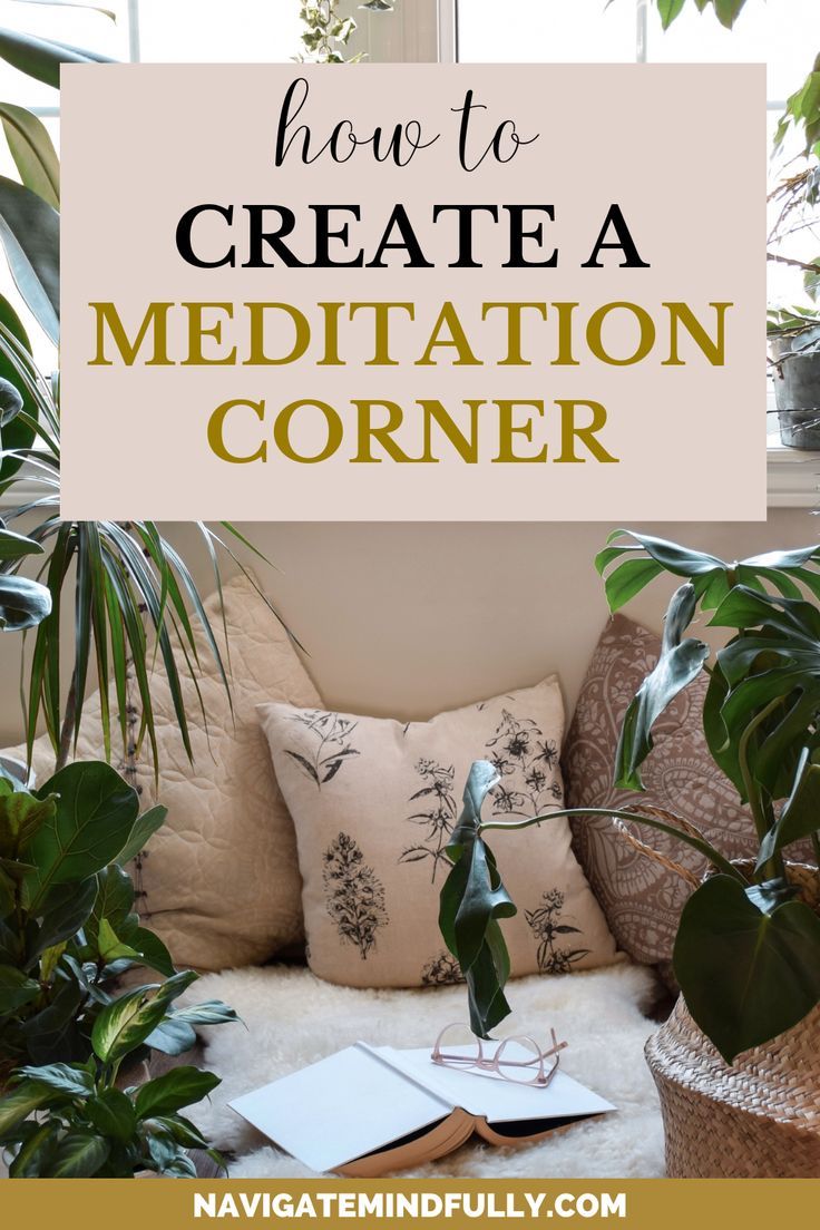 meditation aesthetic Small Space Meditation Area, Wellness Corner Ideas, Self Care Space Ideas, Corner Meditation Space, Zen Corner Ideas, Small Meditation Corner, Meditation Corner Ideas, Meditation Corner In Bedroom, Meditation Room Decor Zen Space