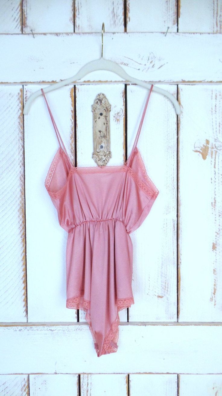 "Vintage dusty rose pink nylon lace teddy lingerie/one piece/onesie negligee/32 Measurements...taken flat -marked size: vintage 32 -bust: 32\" -length: 28\" -waist: 28\" Features... -pretty dusty rose pink nylon -stretch waist -lace accents -union made Condition... -excellent vintage condition -appears unworn with no flaws to note NS2328" Sequin Kimono, Bohemian Kimono, Womens Lingerie, Dusty Rose Pink, Teddy Lingerie, Festival Tops, Union Made, Rose Pink, Dusty Rose