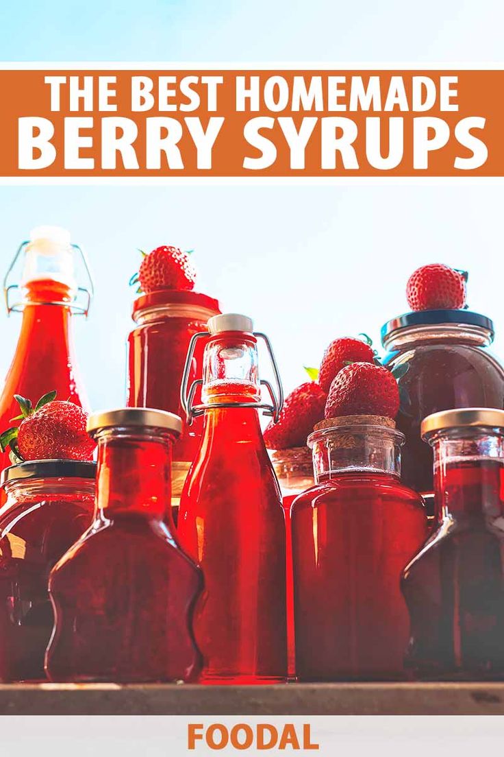 the best homemade berry syrups