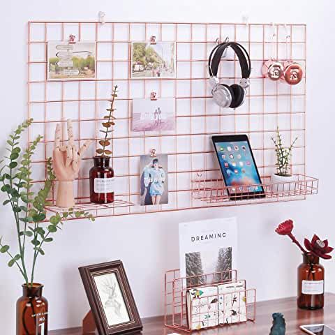 there are many items on the shelf with headphones and earbuds attached to it