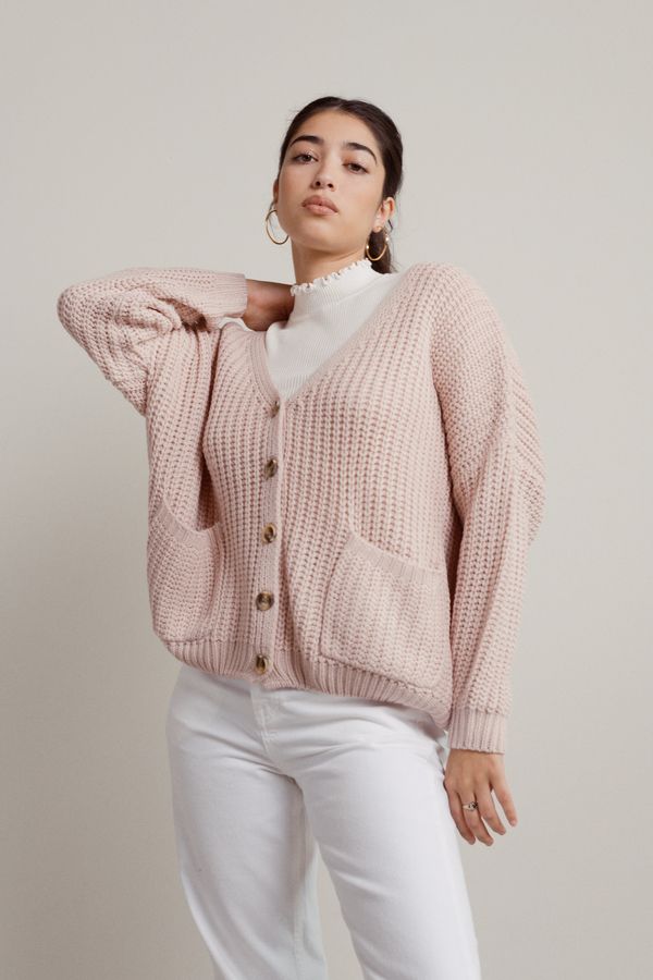 Cozy Button Pockets Sweater Cardigan Pocket Sweater, Pocket Light, Cute Cardigans, Pink Cardigan, Cardigan Tops, Oversize Hoodie, White Sweaters, Long Cardigan, Getting Cozy