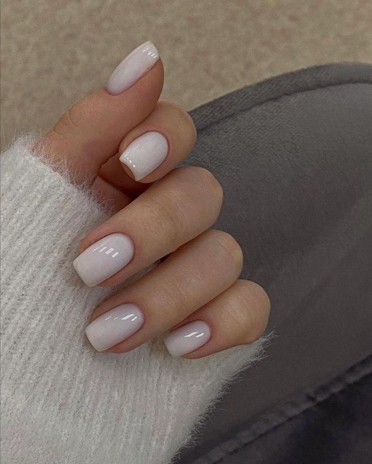 Milky Nails, Simple Gel Nails, Work Nails, Basic Nails, Casual Nails, Soft Nails, Neutral Nails, Elegant Nails, Fire Nails