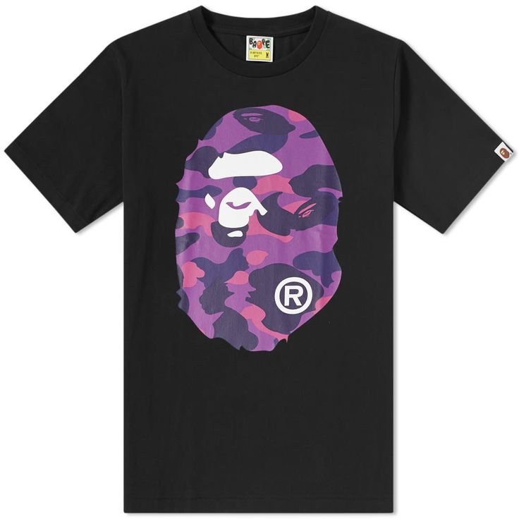 Bape T Shirt, Bape Shirt, Purple Camouflage, Camouflage Outfits, Purple Camo, Outfit Inspo Casual, Camo Shirts, Purple Design, Bathing Ape