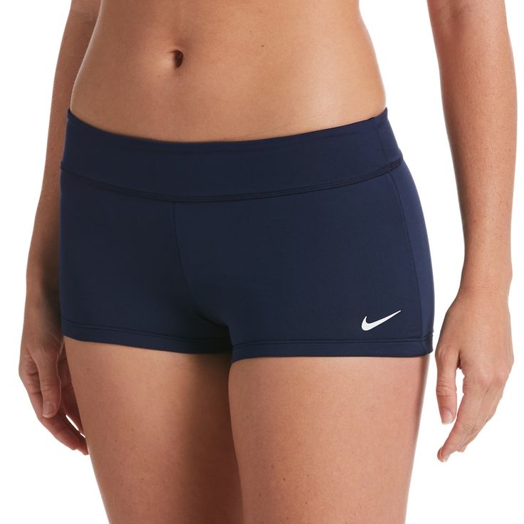 Upgrade your athletic swimwear with these women's Nike swim shorts. Upgrade your athletic swimwear with these women's Nike swim shorts. Moderate back coverage without sacrificing comfort and full range of motion Chlorine resistant Stretch waistband provides comfortable support Fully lined for better fit and support FIT & SIZING 2-in. inseam Midrise sits above the hip Elastic waistband FABRIC & CARE Polyester, spandex Machine wash Imported Size: Xxl. Color: Turq/Aqua. Gender: female. Age Group: a Popular Swimwear, Nike Swim Shorts, Looks Adidas, Nike Kicks, Athletic Swimwear, Swim Shorts Women, Nike Swim, Midnight Navy, Shorts With Tights