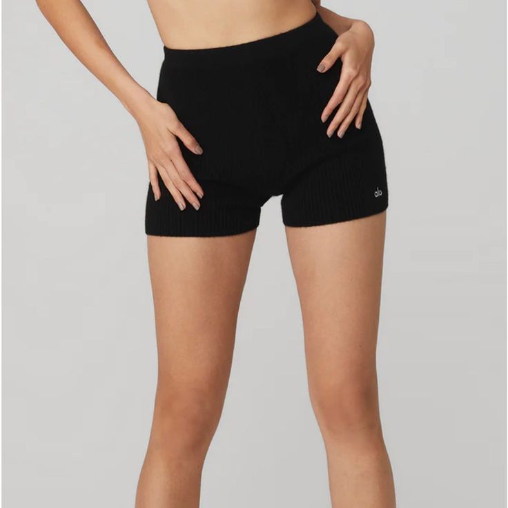 Ribbed Alo Shorts. Super Comfortable And Never Worn. Alo Yoga Shorts, Alo Yoga Stretch Bottoms With Built-in Shorts, Alo Yoga Bottoms With Built-in Shorts, Alo Yoga Black Shorts With Built-in Shorts, Alo Yoga Black Sporty Bottoms, Alo Yoga Sporty Black Bottoms, Alo Yoga Black Short Length Bottoms, Sporty Black Alo Yoga Bottoms, Alo Yoga Black Shorts