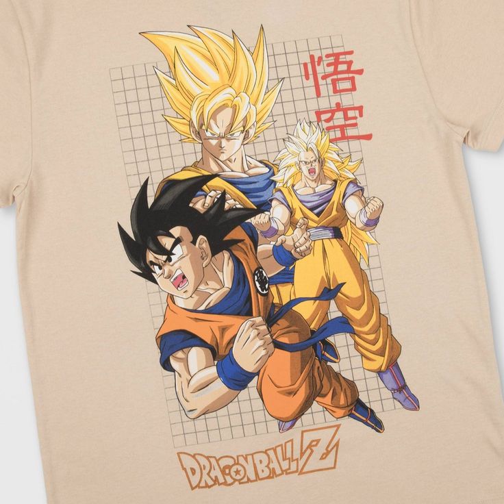 a t - shirt with dragon ball characters on it