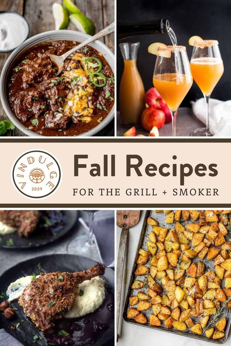 fall recipes for the grill and smoker