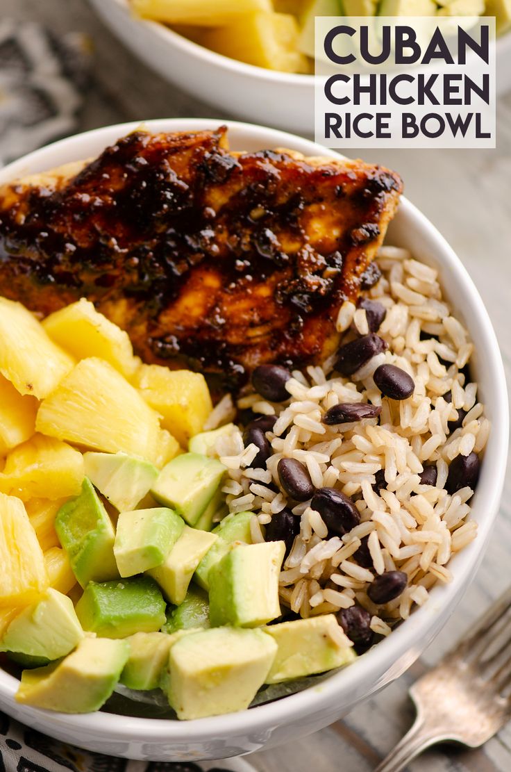 two bowls filled with different types of food