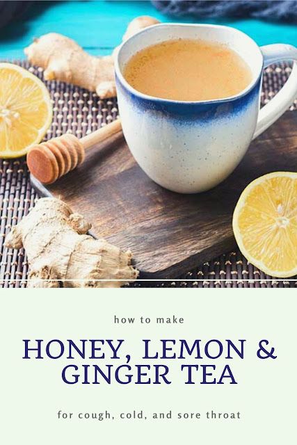 a cup of honey, lemon and ginger tea